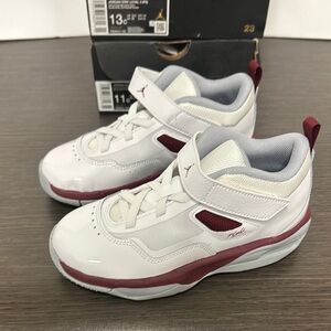 Nike Air Jordan Stay Loyal 3 White and Crimson Red Sneakers F55